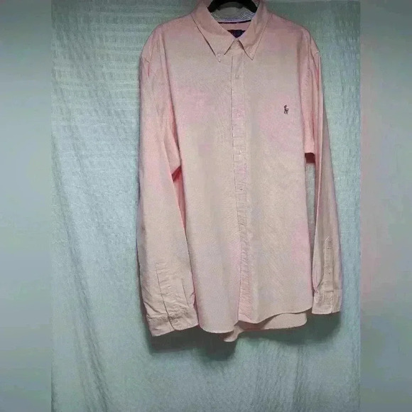 RALPH LAUREN 💯 cotton long-sleeved button down. Slim  fit. 2XL - Picture 3 of 11